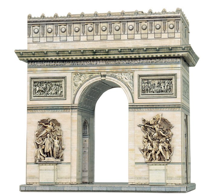 3D-Steckmodell  "Arc de Triomphe"